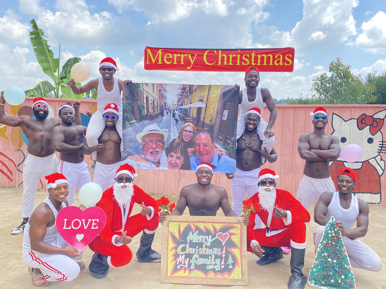 African Fitness Team PLUS: Custom-printed oversized photo