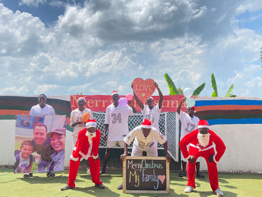 African Olive Rugby Team: Custom-printed oversized photo