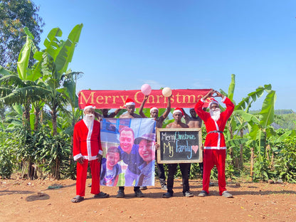 African Fitness Team - Black Pants: Custom-printed oversized photo