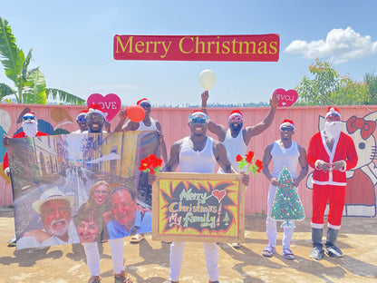 African Fitness Team: Custom-printed oversized photo